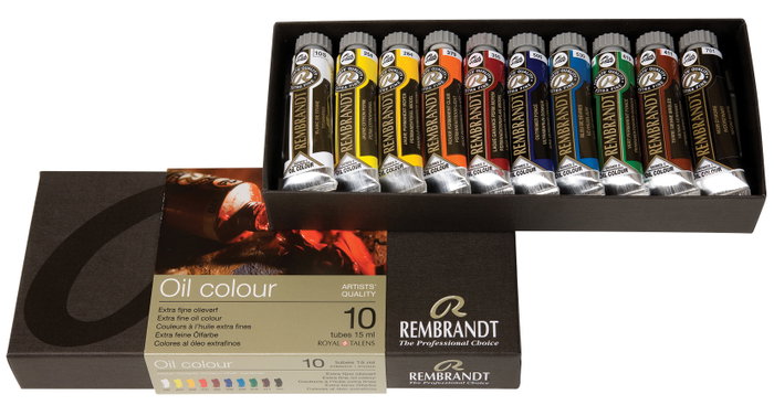 Rembrandt Set de pinturas al óleo básico | 10 x 15 ml Rembrandt Set de pinturas al óleo básico | 10 x 15 ml